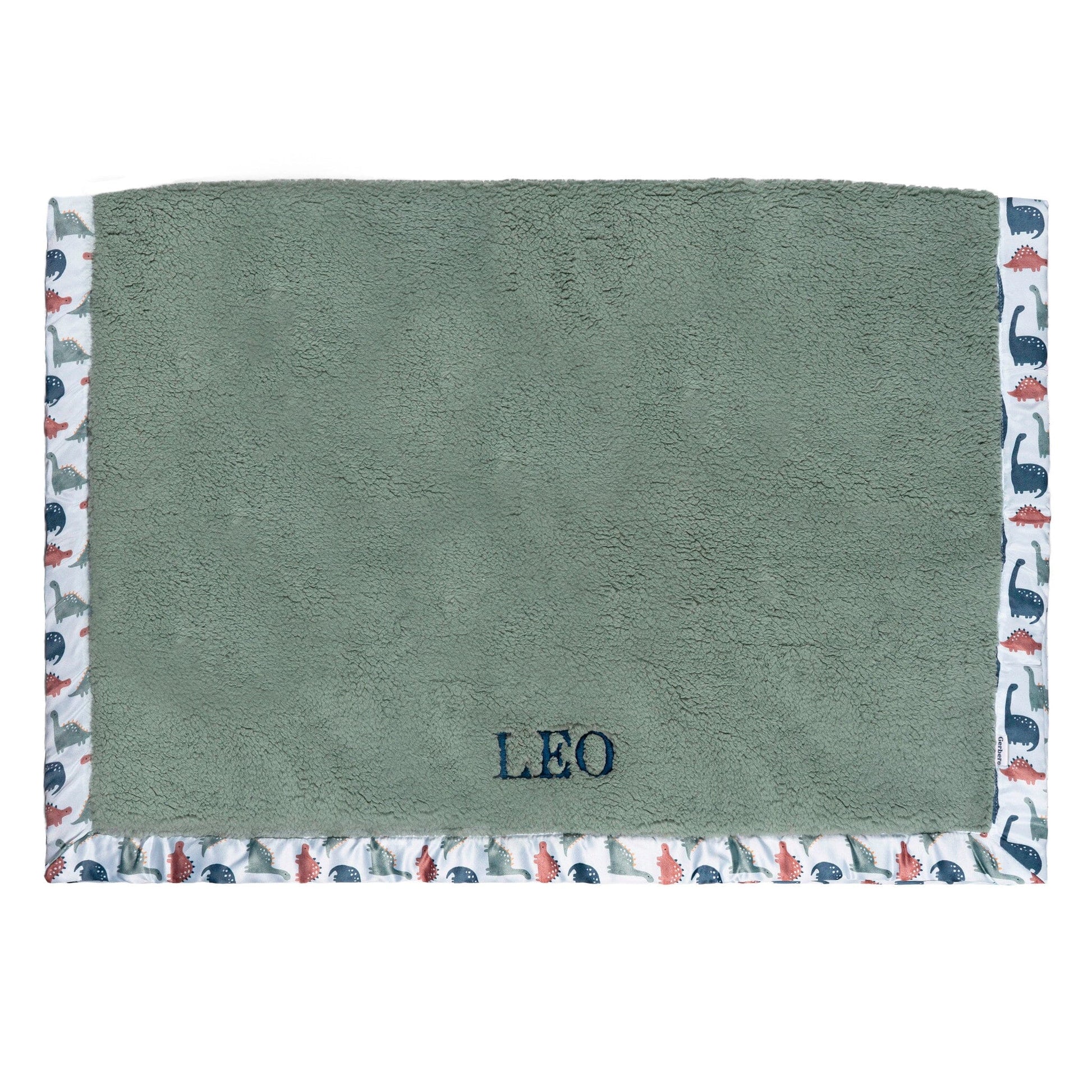 Embroidered Dino Time Plush Blanket plush blankets Gerber® 