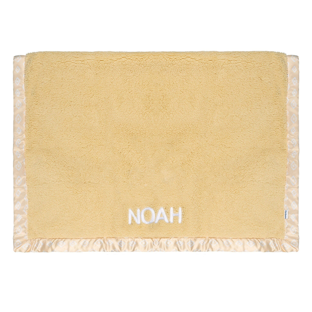 Embroidered Geo Trim Plush Blanket plush blankets Gerber® 