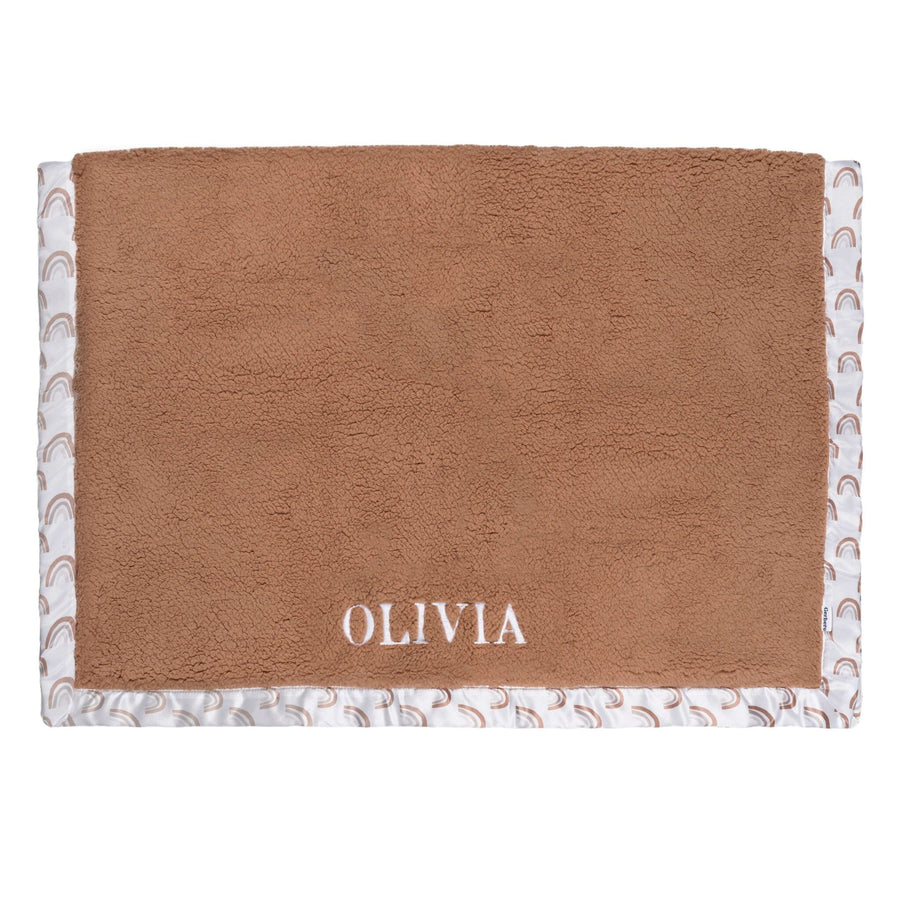 Embroidered Boho Rainbow Plush Blanket plush blankets Gerber® 