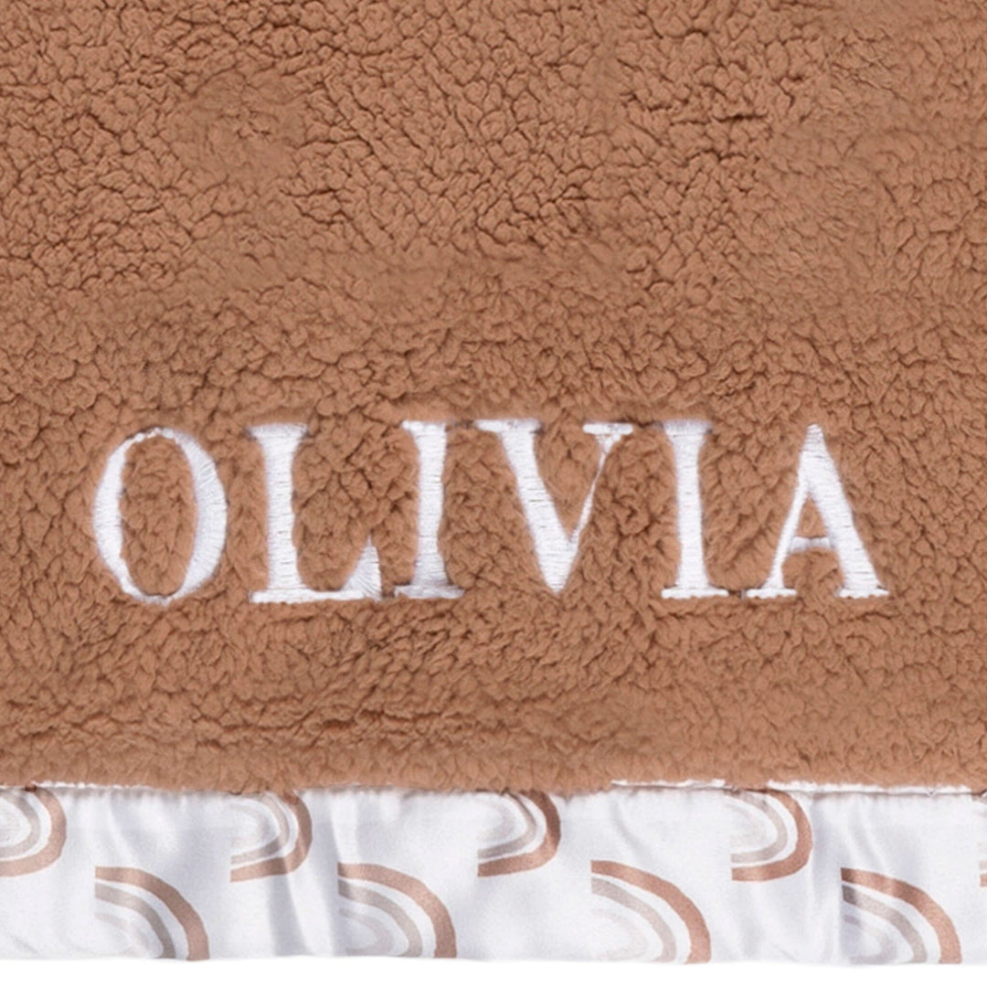 Embroidered Boho Rainbow Plush Blanket plush blankets Gerber® 