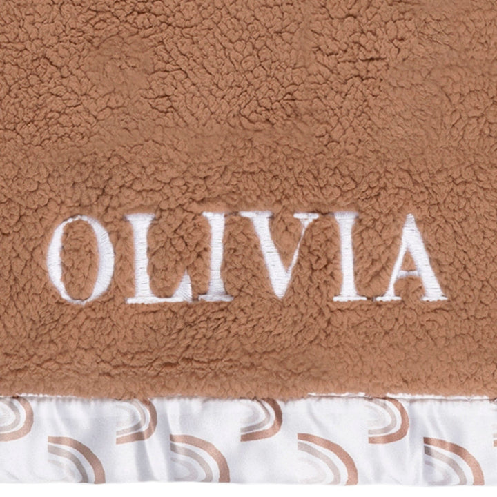 Embroidered Boho Rainbow Plush Blanket plush blankets Gerber® 