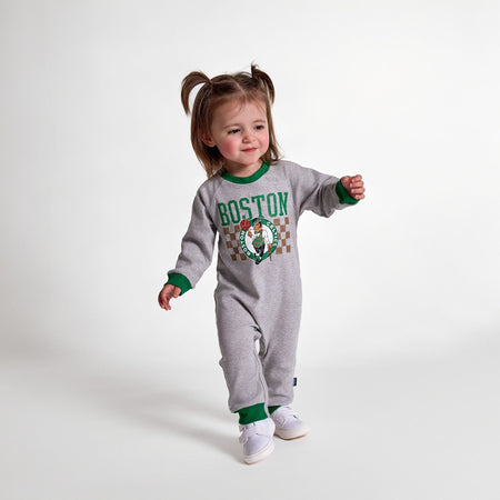 Baby Neutral Boston Celtics Romper