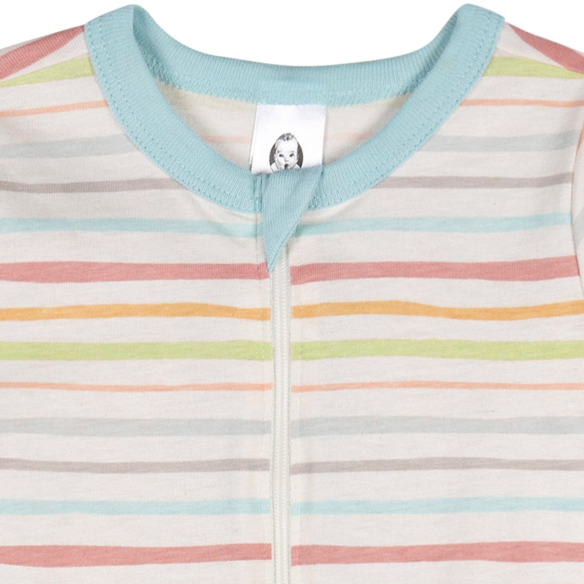 Baby Neutral Multi-Color Stripes Sleep 'N Play Sleepwear Gerber® 
