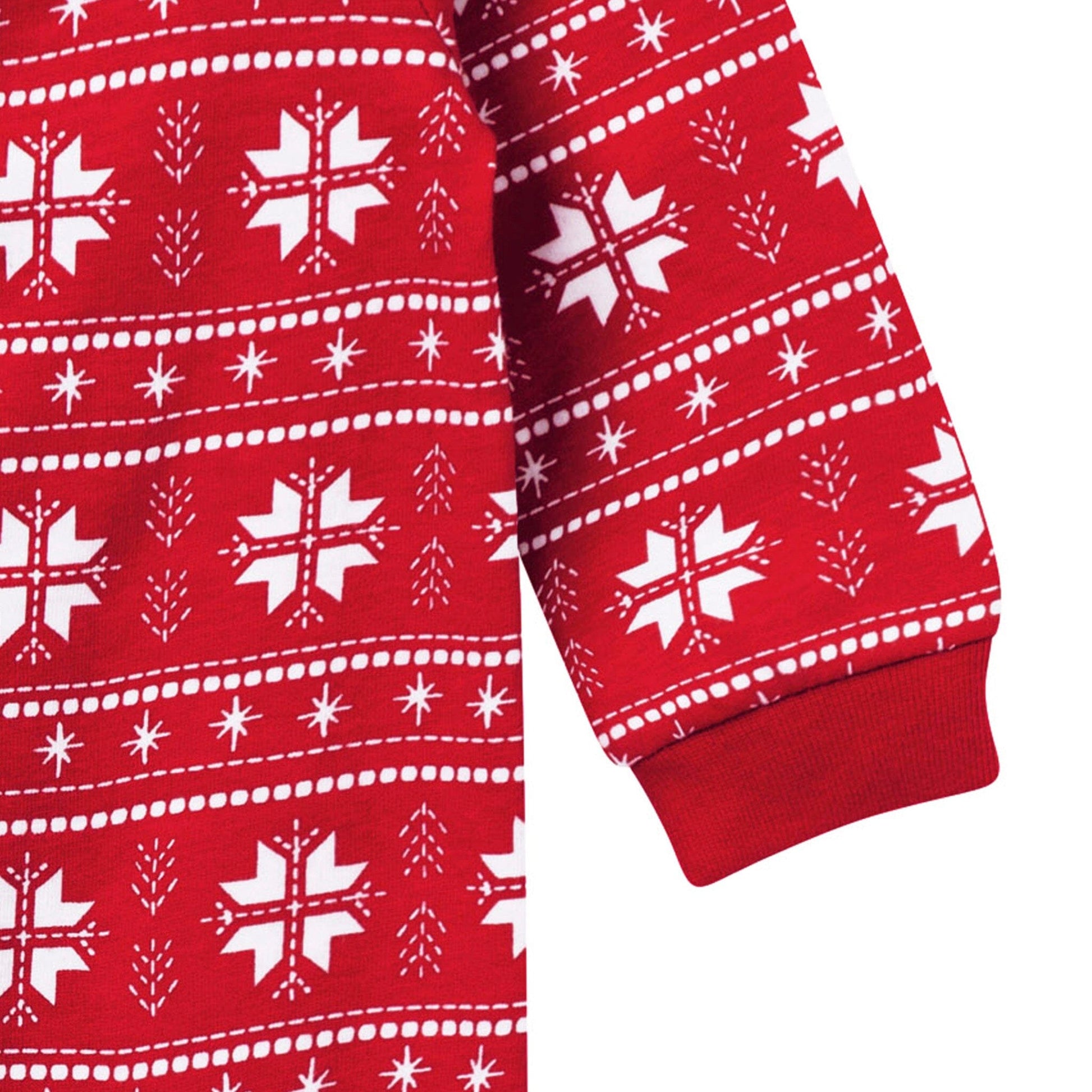 Baby Neutral Red Fair Isle Sleep 'N Play sleepwear Gerber® 