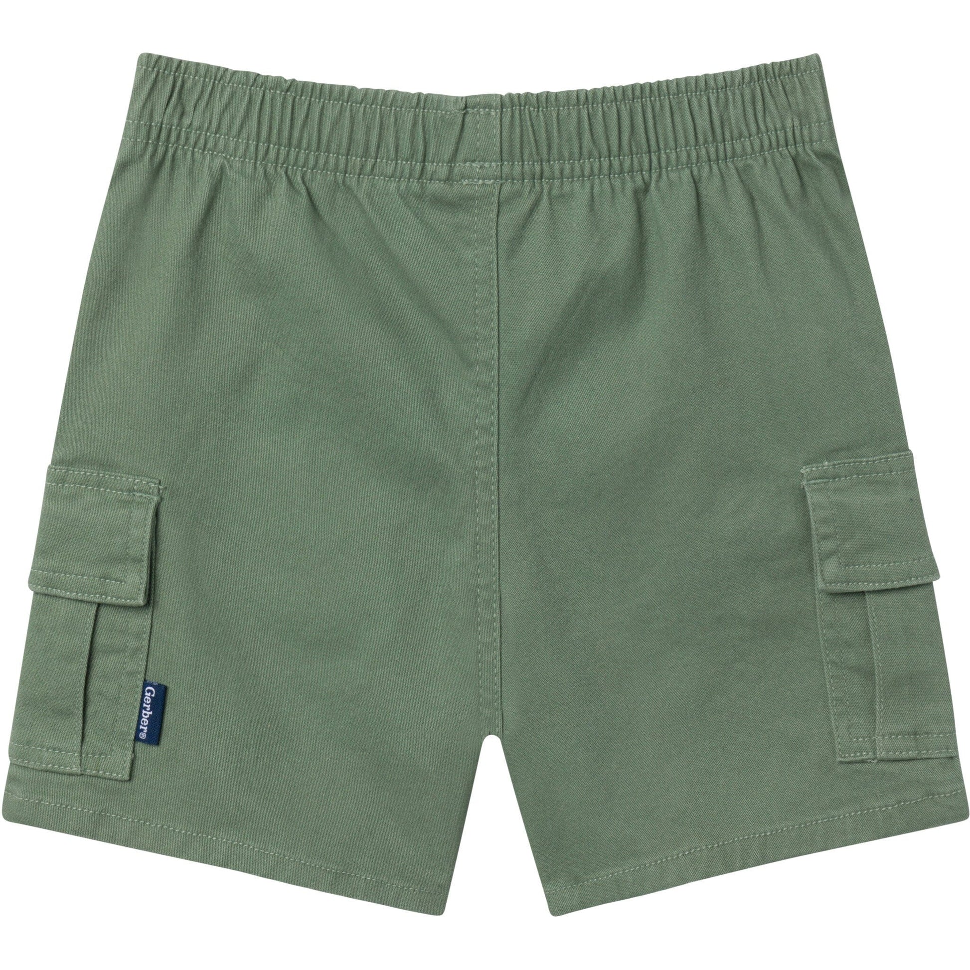 Infant & Toddler Boys Green Twill Shorts Pants & Bottoms Gerber® 