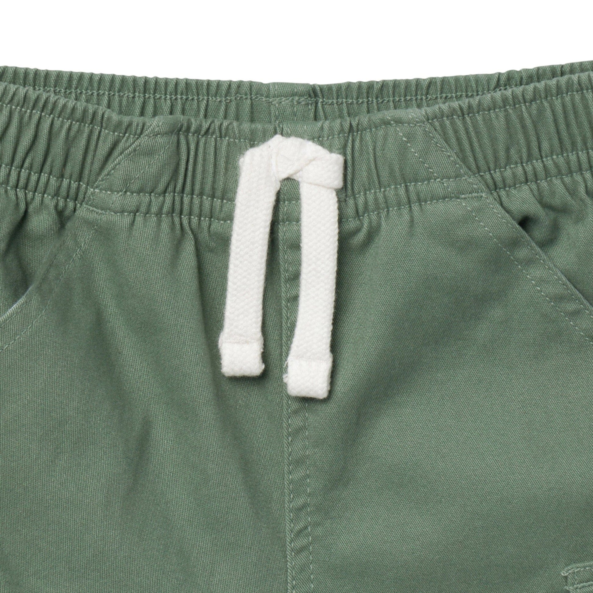 Infant & Toddler Boys Green Twill Shorts Pants & Bottoms Gerber® 