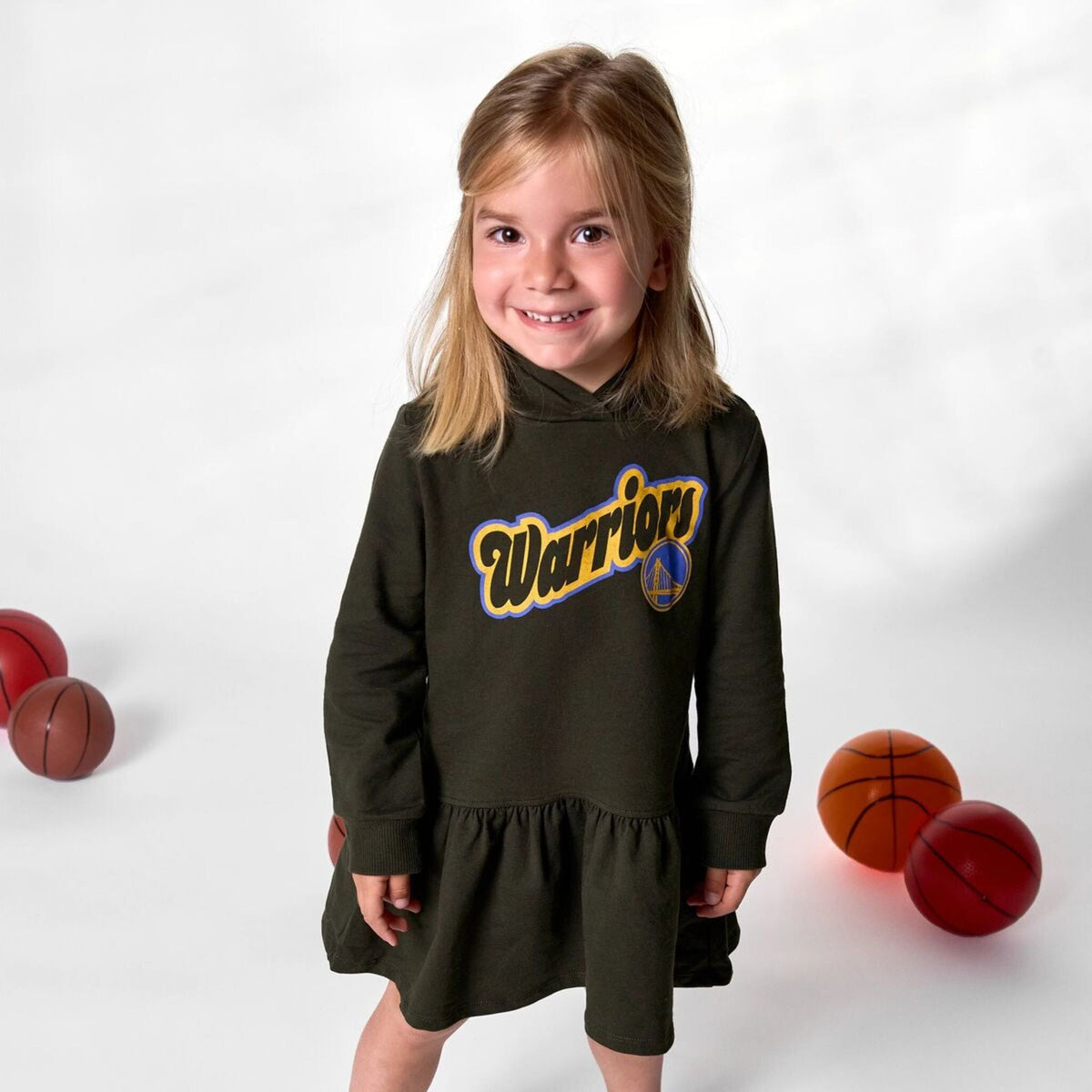 Infant & Toddler Girls Golden State Warriors Hooded Dress NBA NBA® 