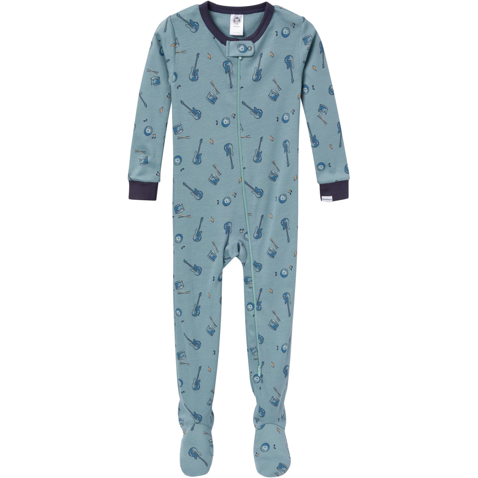 4-Pack Baby & Toddler Boys Music Snug Fit Footed Pajamas sleepwear Gerber® 