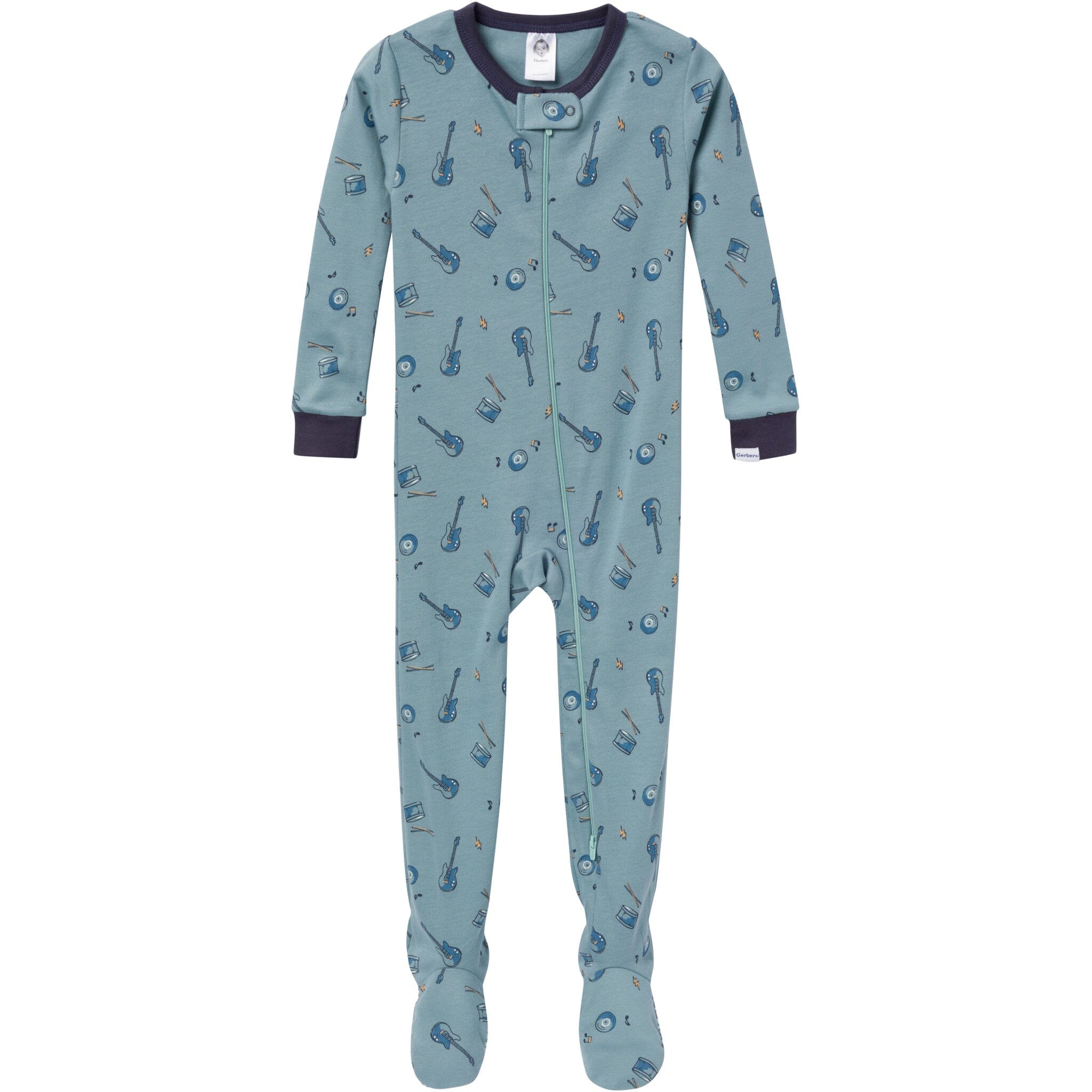 4-Pack Baby & Toddler Boys Music Snug Fit Footed Pajamas sleepwear Gerber® 