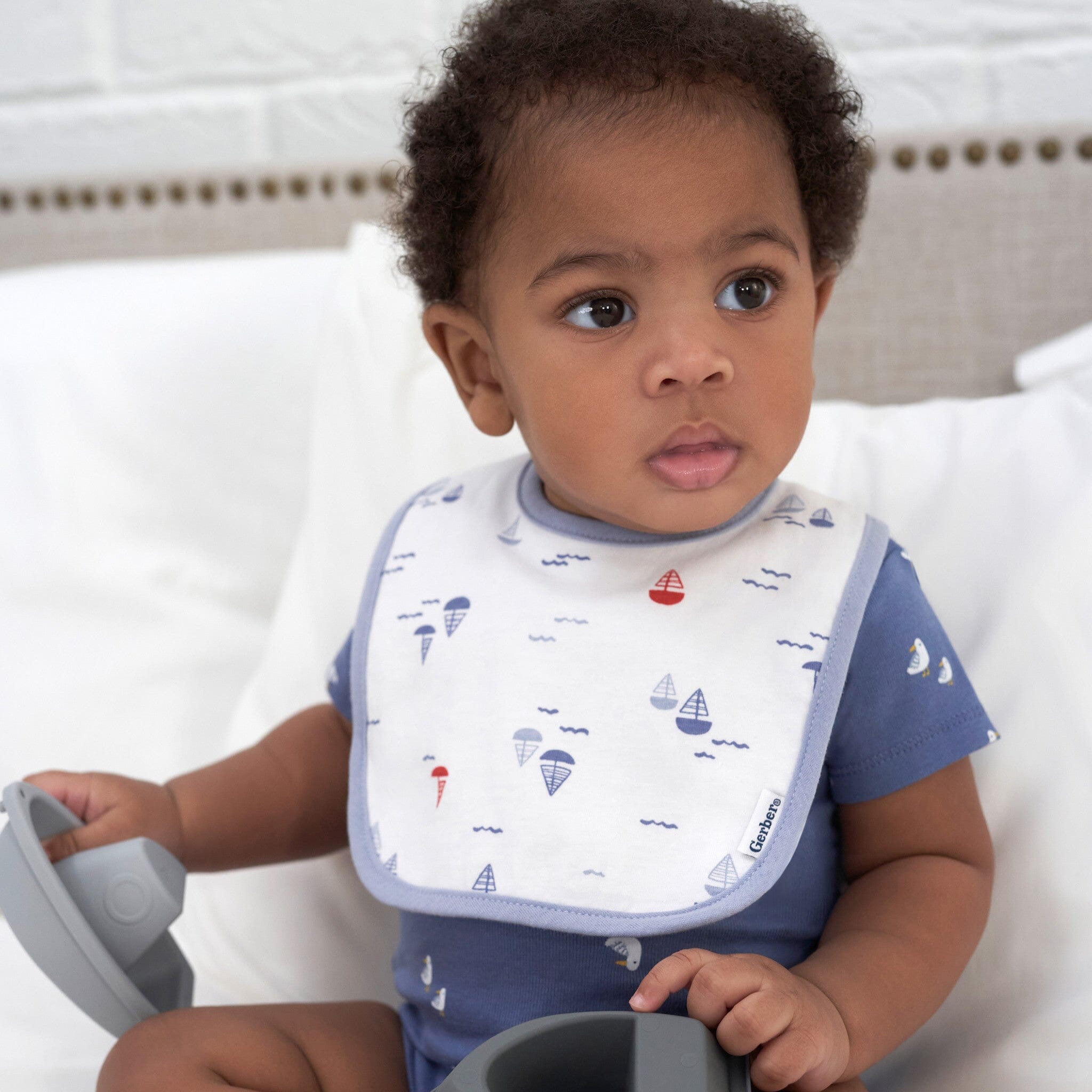 2-Pack Baby Boys Little Lighthouse Dribbler Bibs Bibs & Burp Cloths Gerber® 