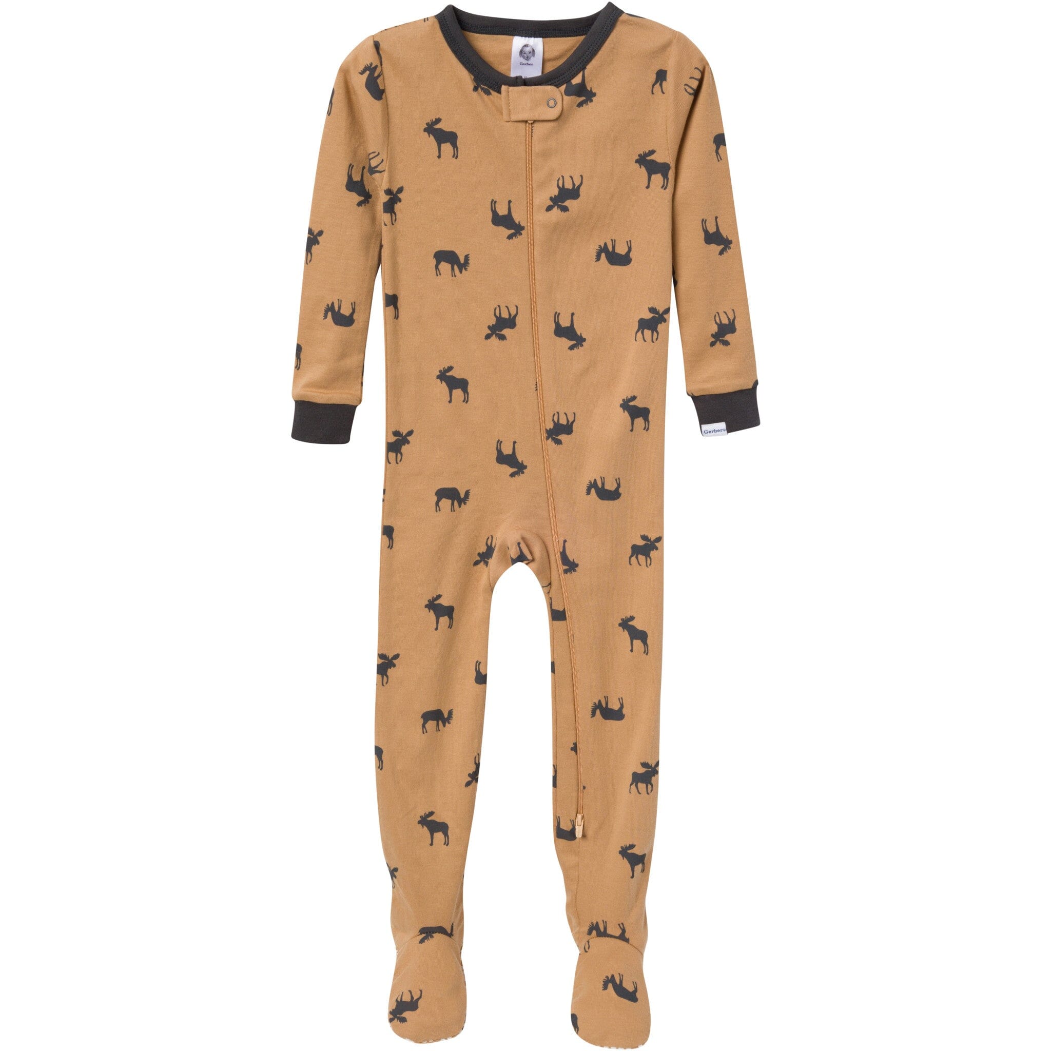 4-Pack Baby & Toddler Boys Moose Snug Fit Footed Pajamas sleepwear Gerber® 