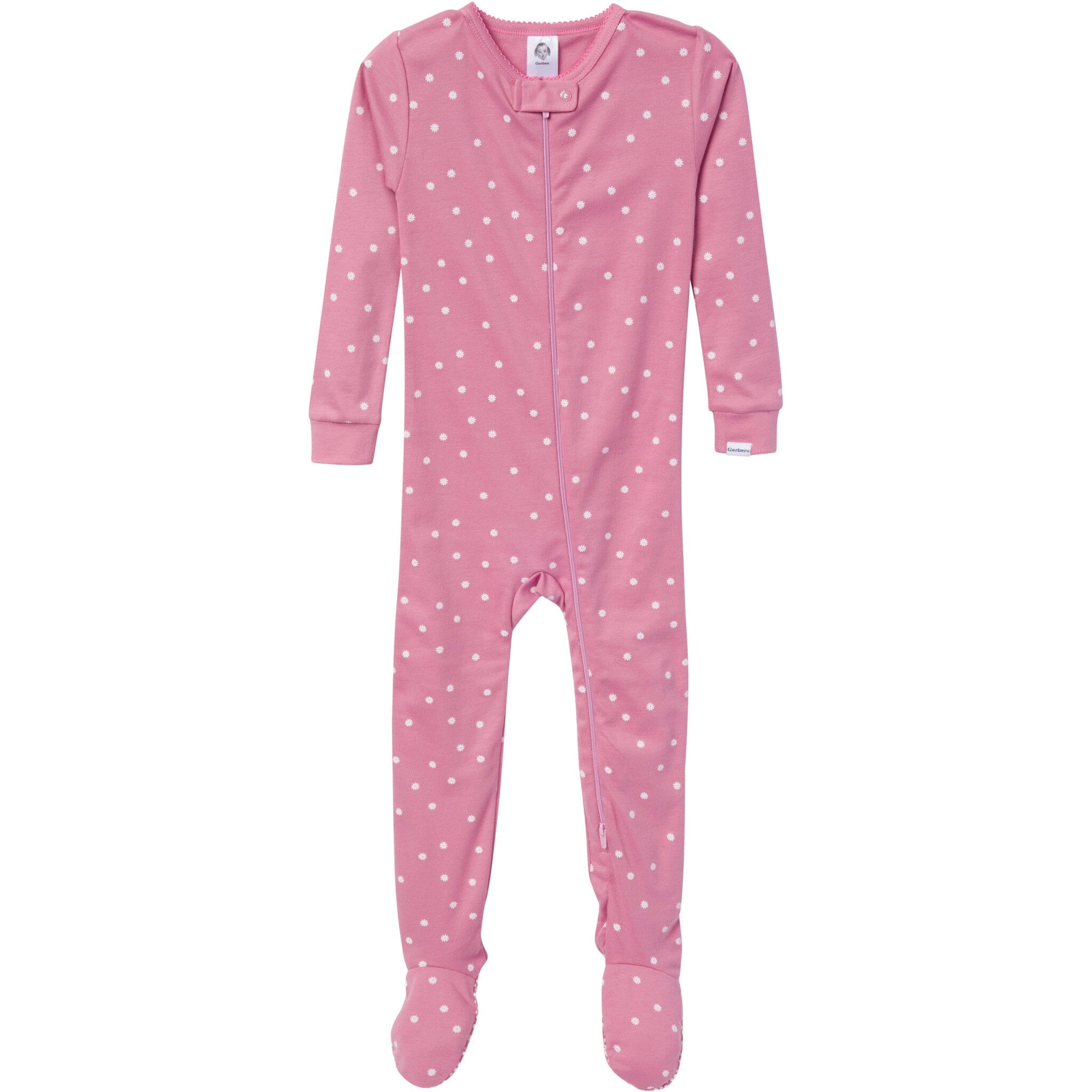 4-Pack Baby & Toddler Girls Dogs Snug Fit Footed Pajamas sleepwear Gerber® 