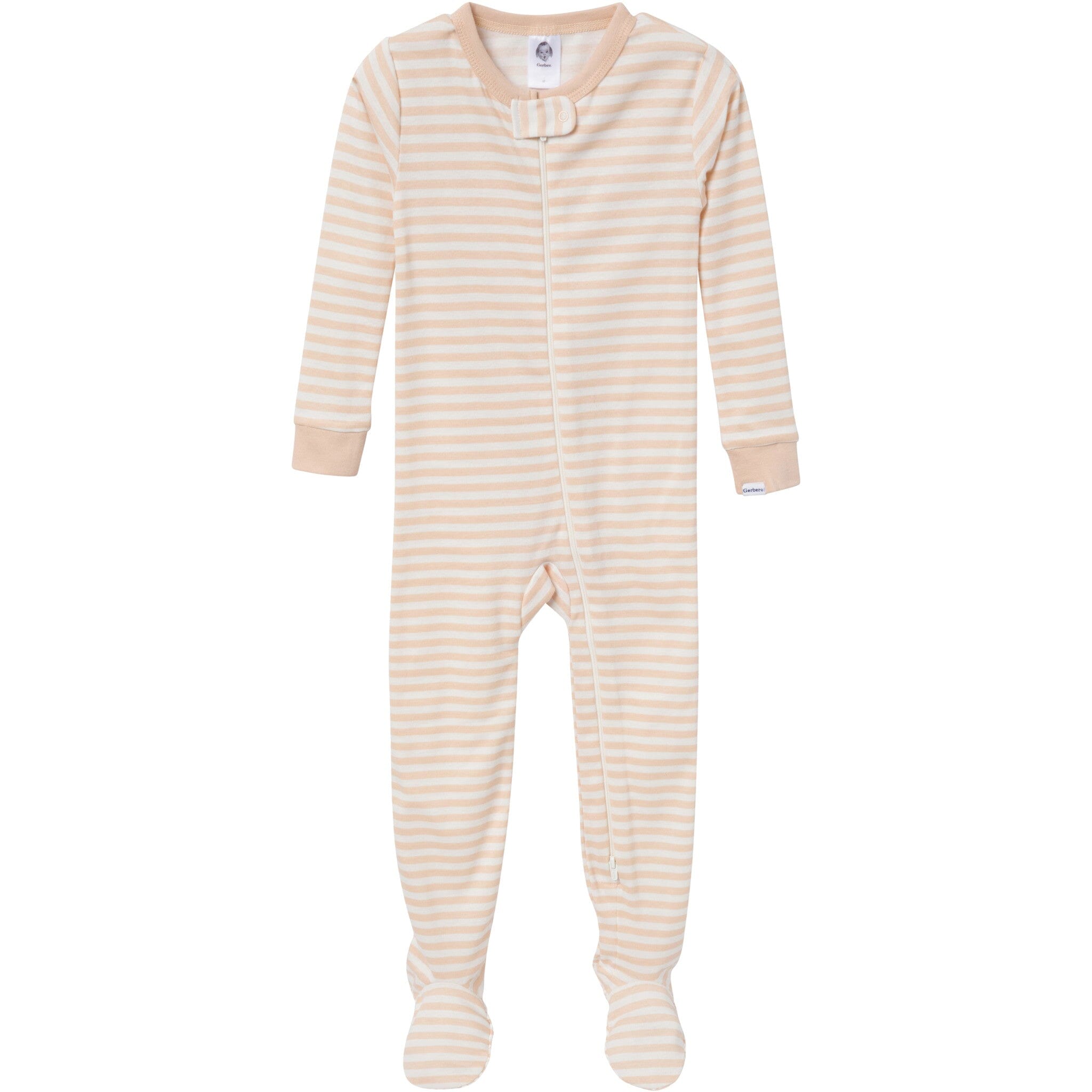 4-Pack Baby & Toddler Neutral Farm Snug Fit Footed Pajamas sleepwear Gerber® 