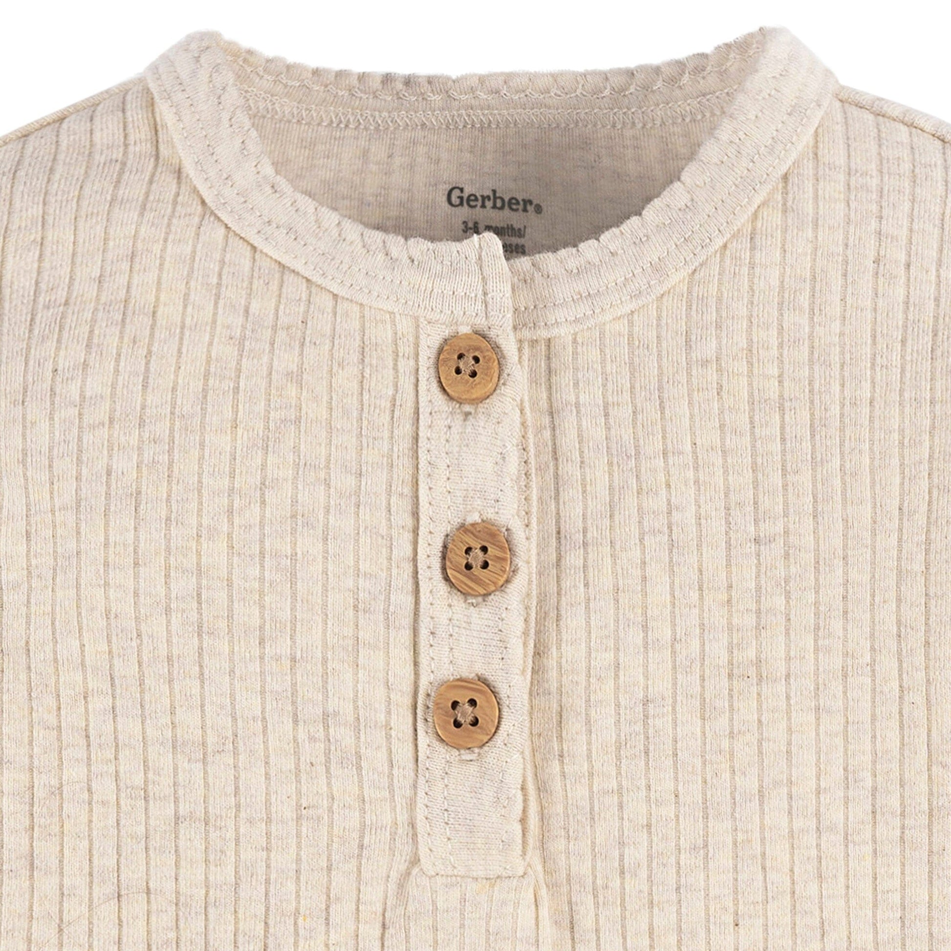 2-Pack Baby Girls Berries Henley Onesies® Bodysuits onesies Gerber® 