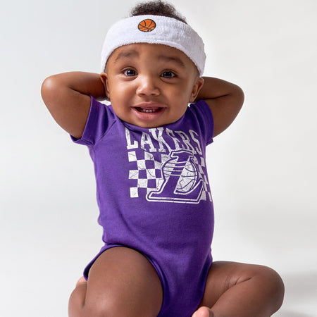 2-Pack Baby Neutral Los Angeles Lakers Bodysuits