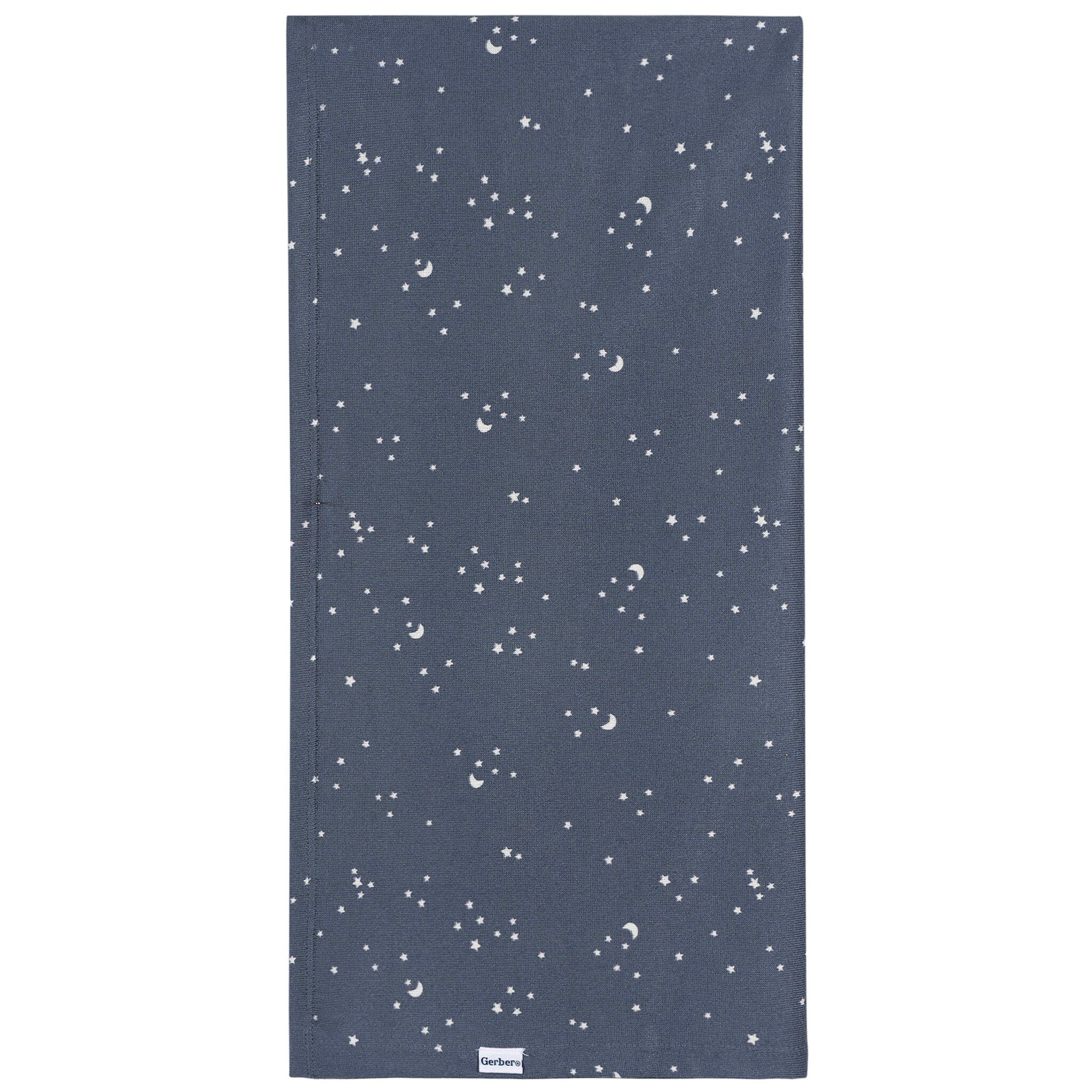 2-Piece Baby Boys Stars & Moon Swaddle and Cap Set receiving blankets Gerber® 