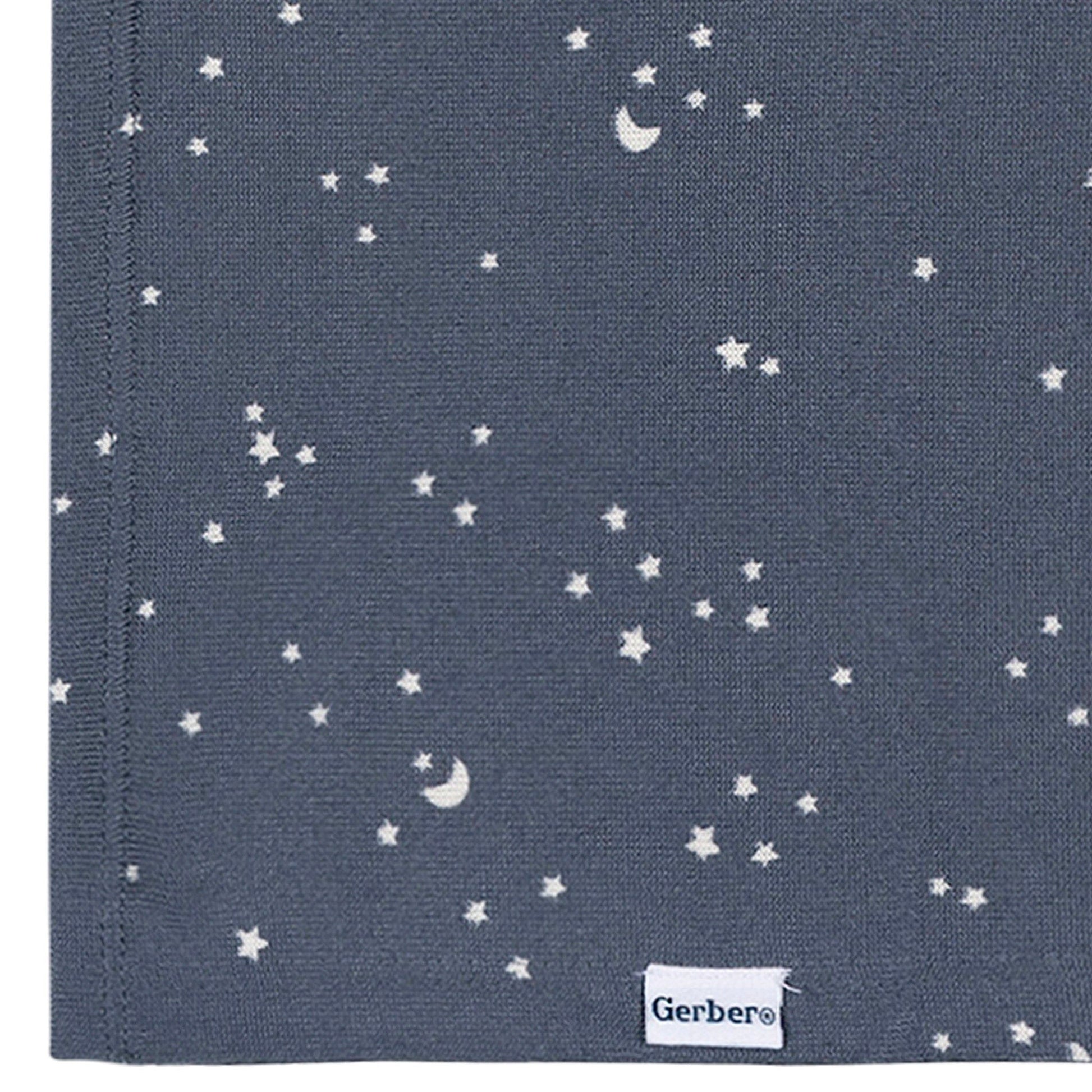 2-Piece Baby Boys Stars & Moon Swaddle and Cap Set receiving blankets Gerber® 