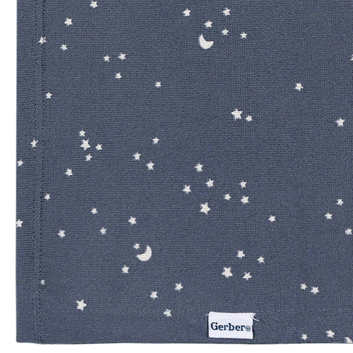 2-Piece Baby Boys Stars & Moon Swaddle and Cap Set receiving blankets Gerber® 