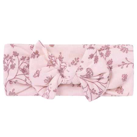 2-Piece Baby Girls Deer Swaddle and Headband Set