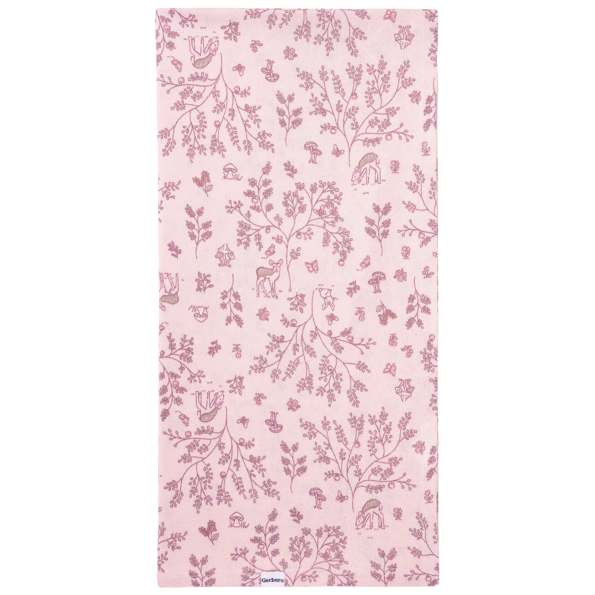 2-Piece Baby Girls Deer Swaddle and Headband Set receiving blankets Gerber® 
