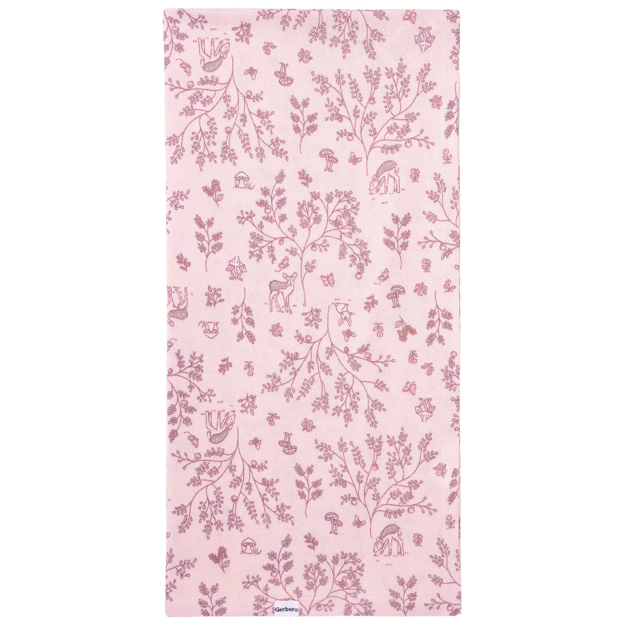 2-Piece Baby Girls Deer Swaddle and Headband Set receiving blankets Gerber® 