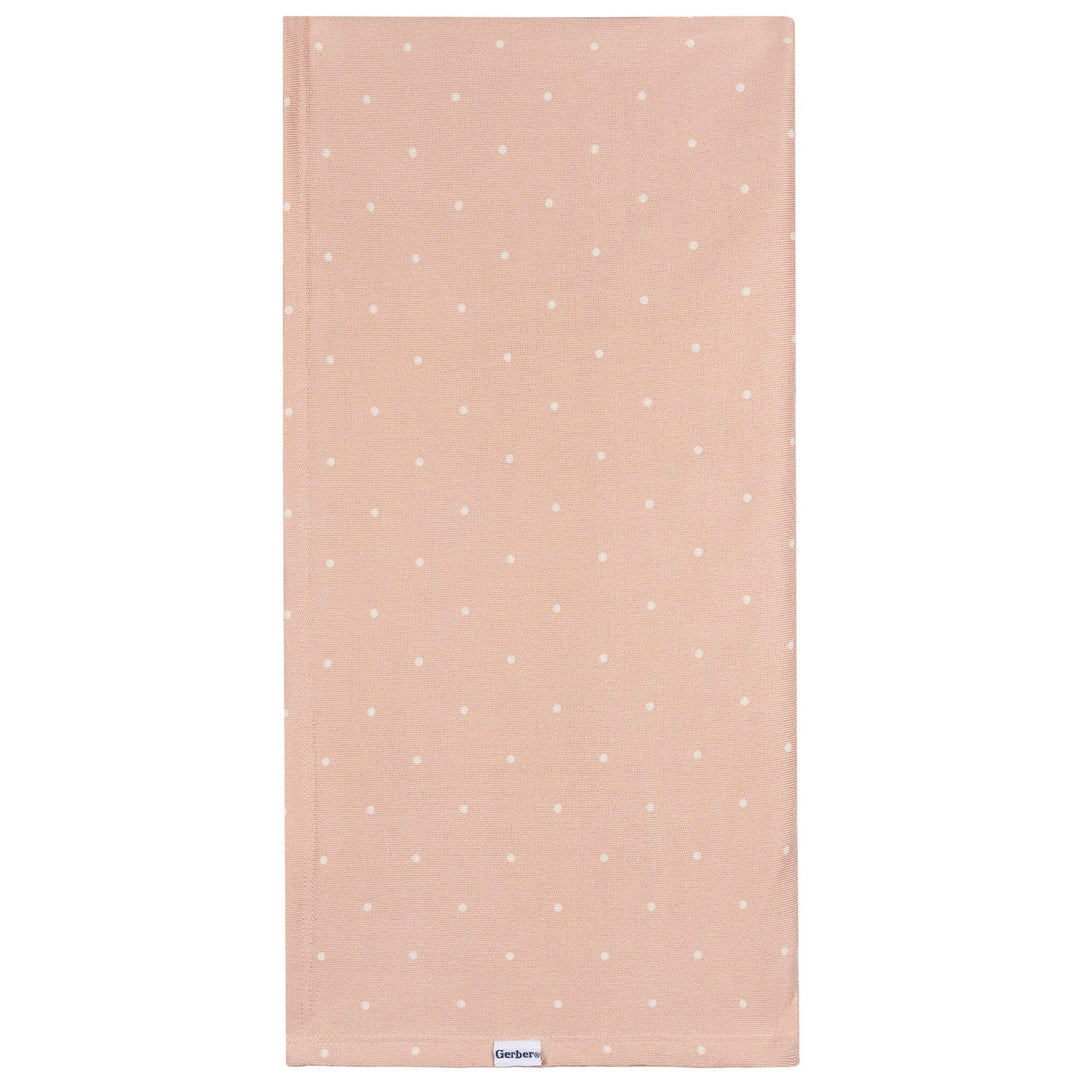 2-Piece Baby Girls Polka Dots Swaddle and Headband Set receiving blankets Gerber® 