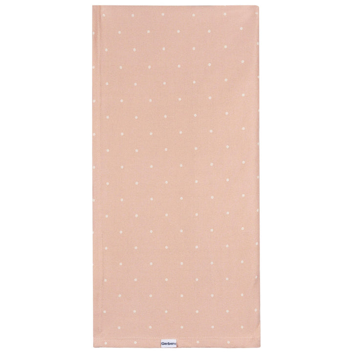 2-Piece Baby Girls Polka Dots Swaddle and Headband Set receiving blankets Gerber® 
