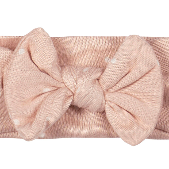 2-Piece Baby Girls Polka Dots Swaddle and Headband Set receiving blankets Gerber® 