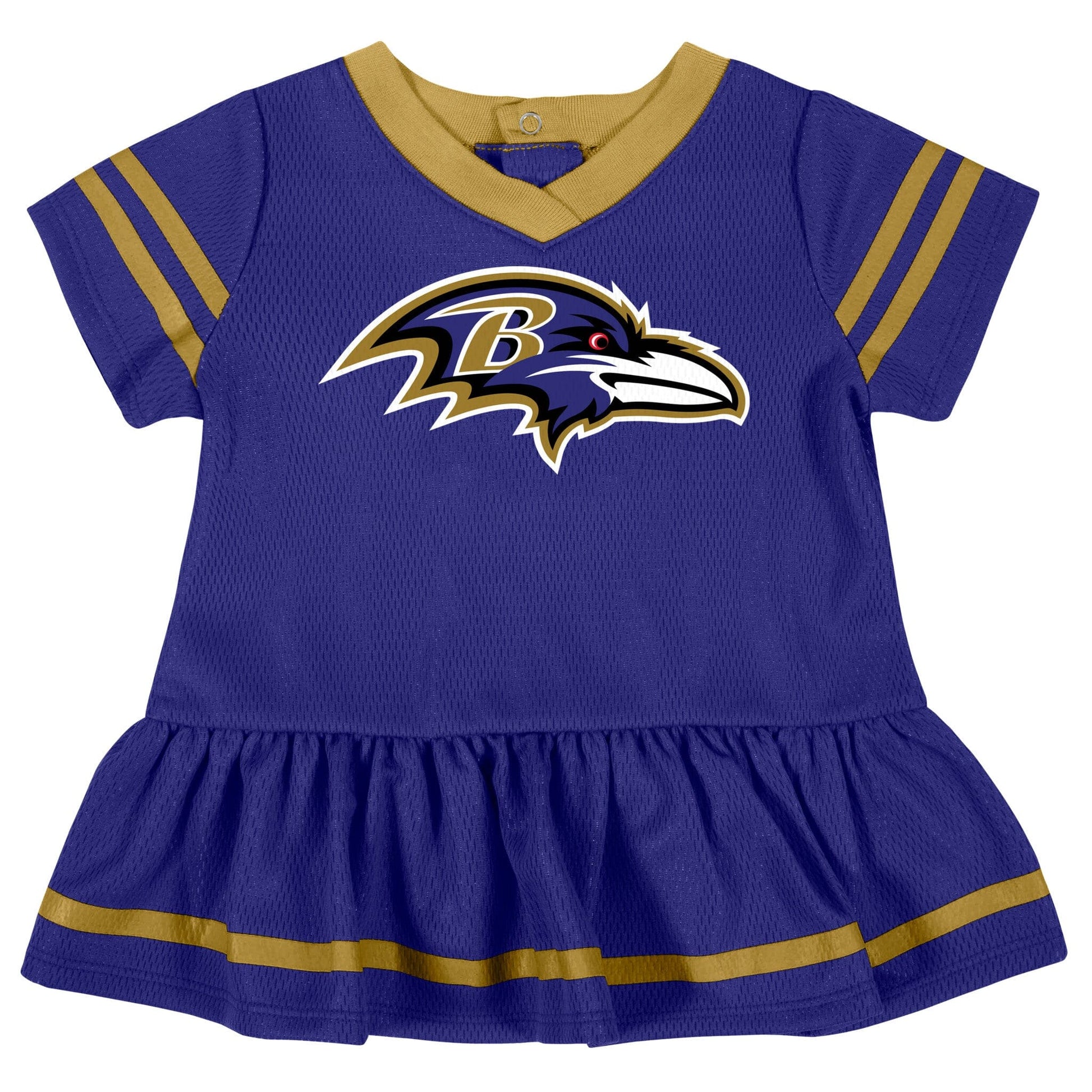 2-Piece Baby Girls Ravens Dress & Diaper Cover Set NFL NFL 