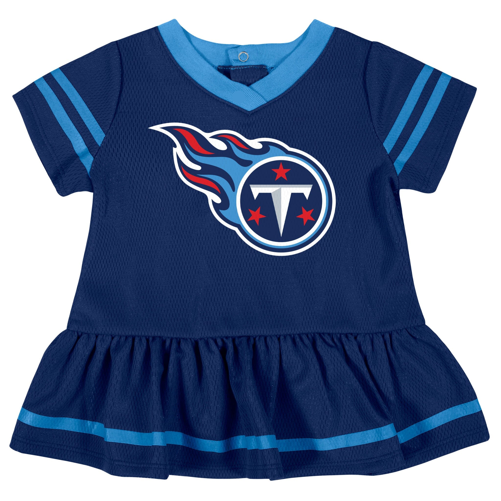 2-Piece Baby Girls Tennessee Titans Dress & Diaper Cover Set