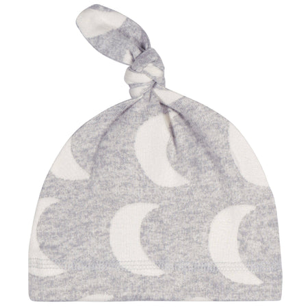 2-Piece Baby Neutral Moons Swaddle and Cap Set