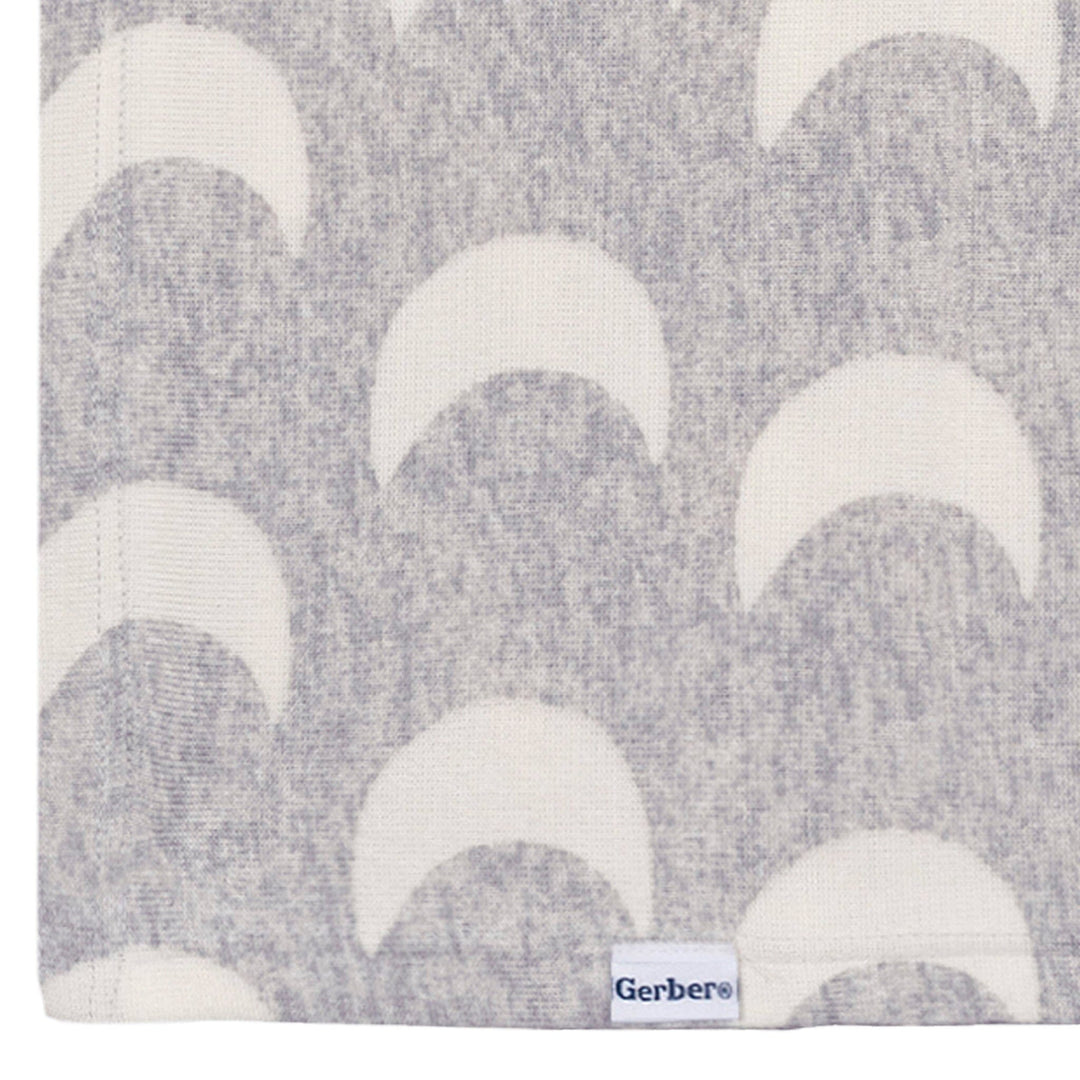 2-Piece Baby Neutral Moons Swaddle and Cap Set receiving blankets Gerber® 