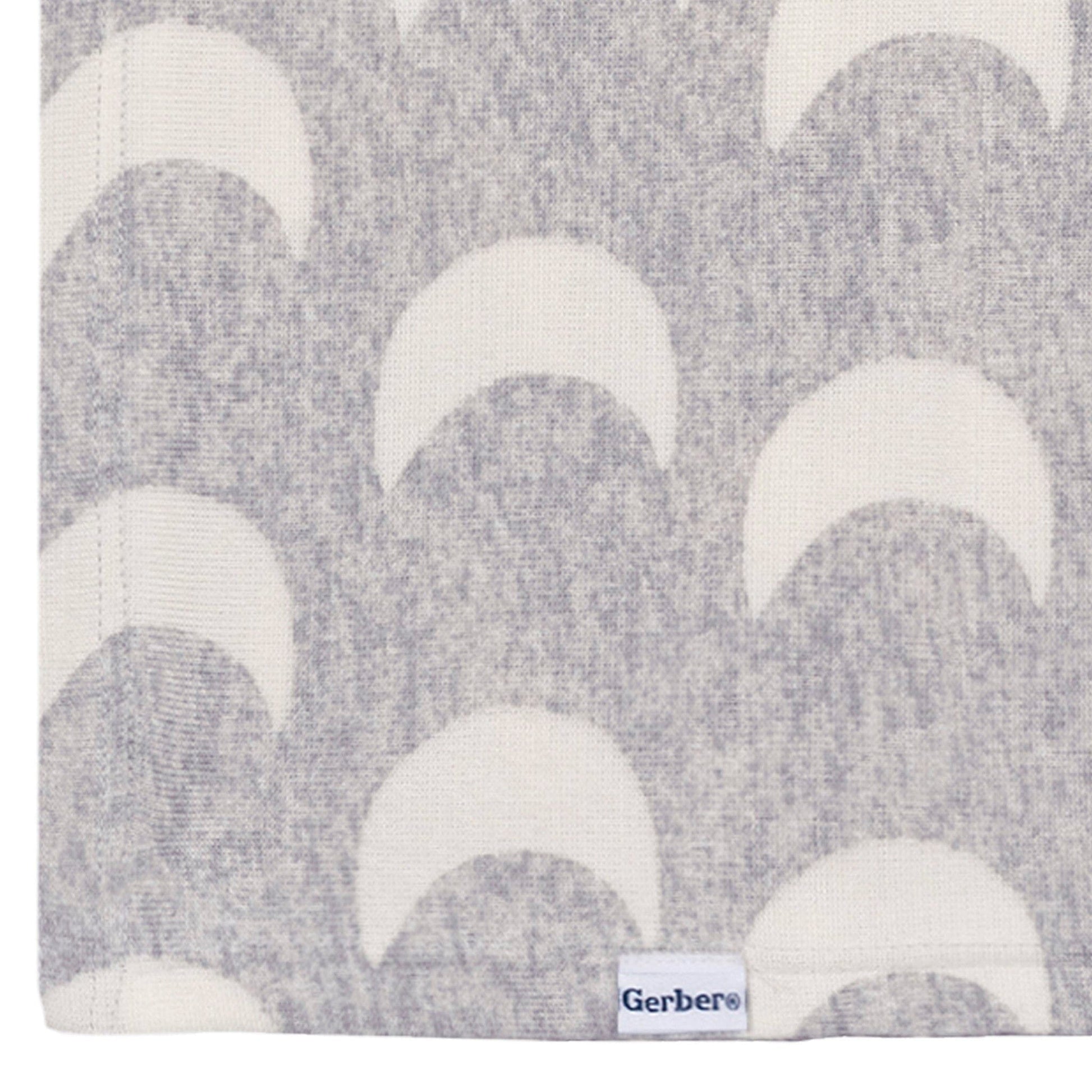 2-Piece Baby Neutral Moons Swaddle and Cap Set receiving blankets Gerber® 