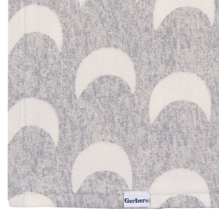 2-Piece Baby Neutral Moons Swaddle and Cap Set receiving blankets Gerber® 