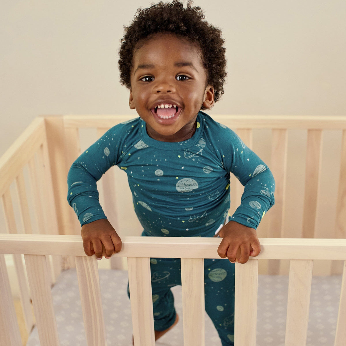 2-Piece Infant & Toddler Boys Blue Space Snug Fit Pajamas sleepwear Gerber® 