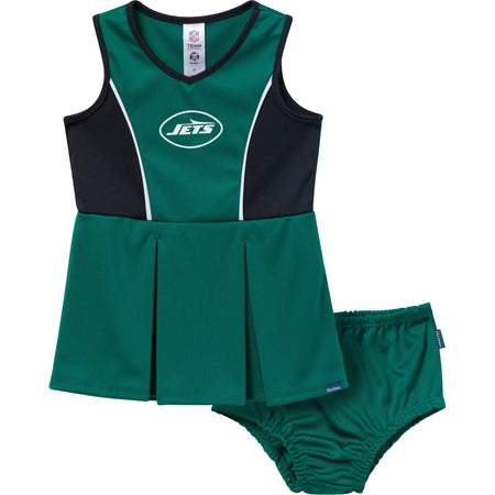 2-Piece Infant & Toddler Girls New York Jets Cheer Dress Set