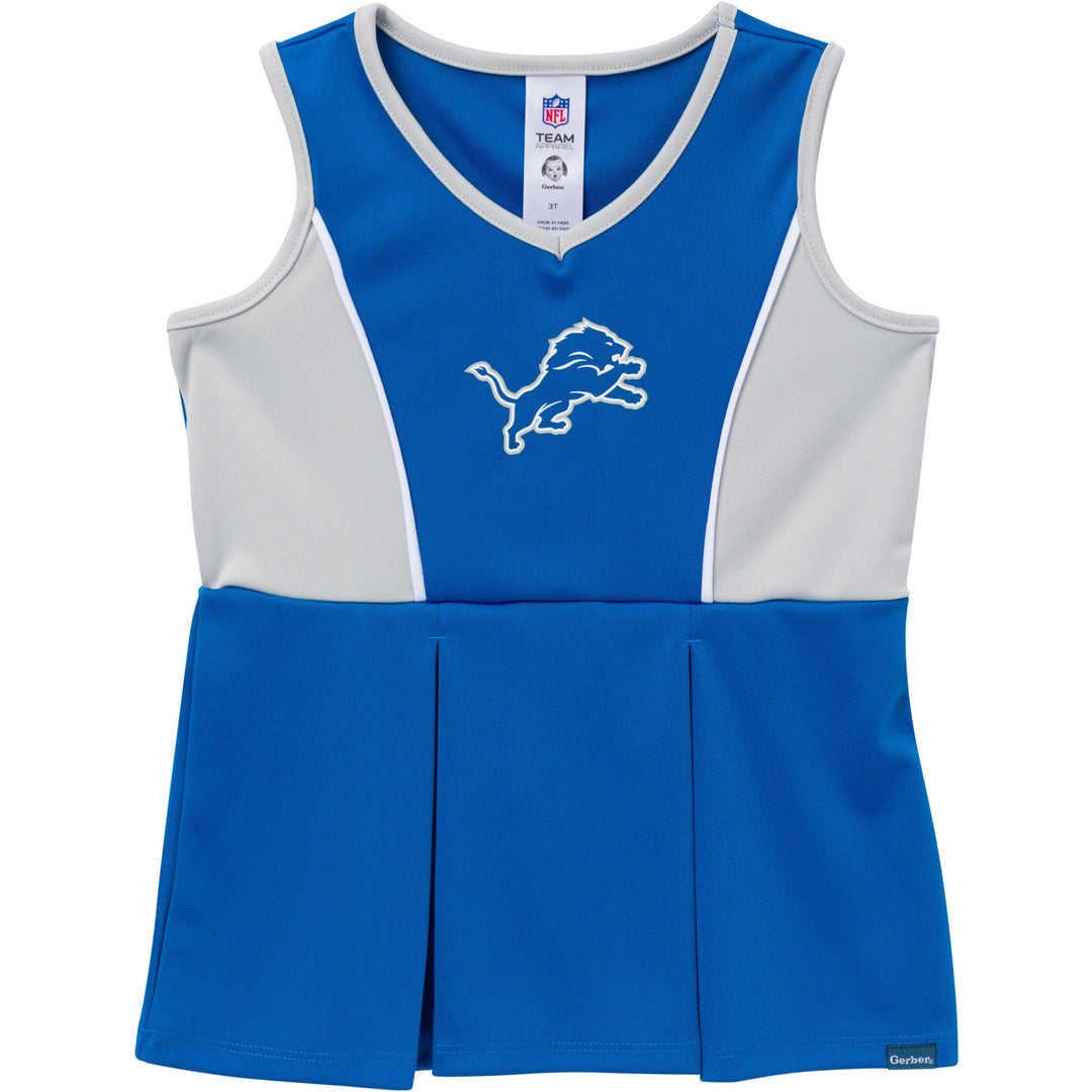 2-Piece Infant & Toddler Girls Detroit Lions Dress and Panty Cover Set NFL NFL 