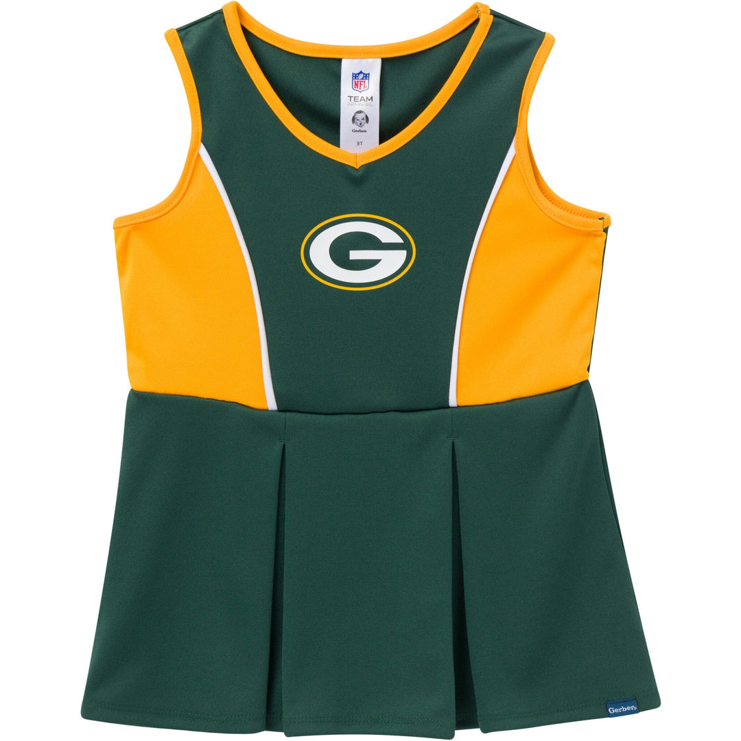 2-Piece Infant & Toddler Girls Green Bay Packers Dress and Panty Cover Set NFL NFL 