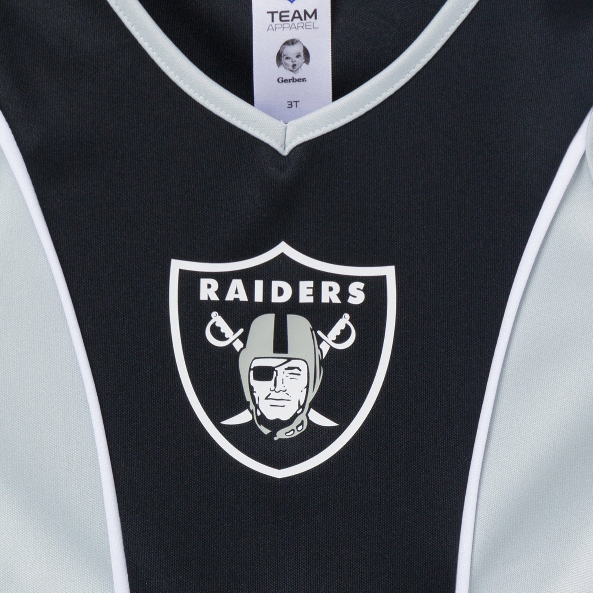 2-Piece Infant & Toddler Girls Las Vegas Raiders Dress and Panty Cover Set NFL NFL 