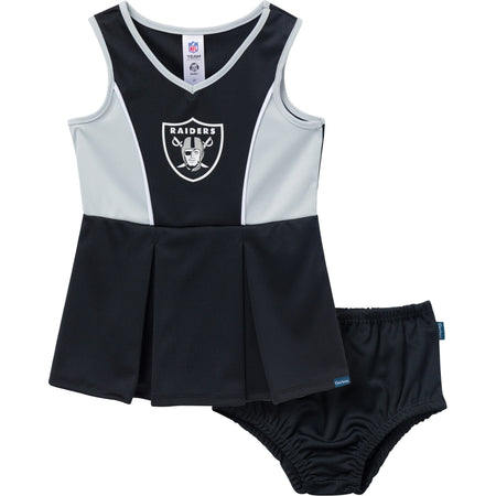 2-Piece Infant & Toddler Girls Las Vegas Raiders Cheer Dress Set