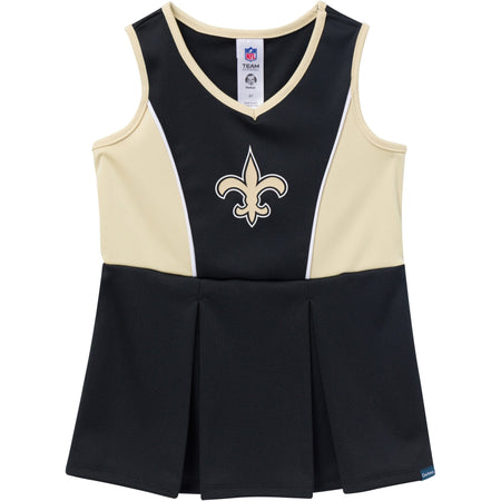 2-Piece Infant & Toddler Girls New Orleans Saints Cheer Dress Set