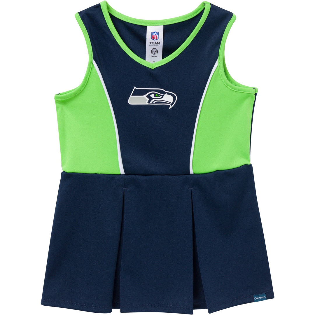 2-Piece Infant & Toddler Girls Seattle Seahawks Dress and Panty Cover Set NFL NFL 