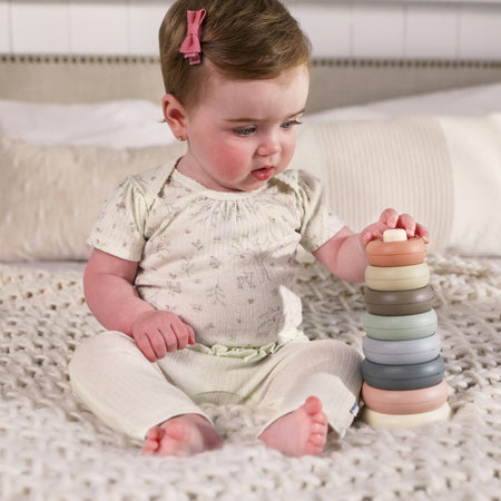 12-Piece Baby Girls Deer Everyday Basics Gift Set