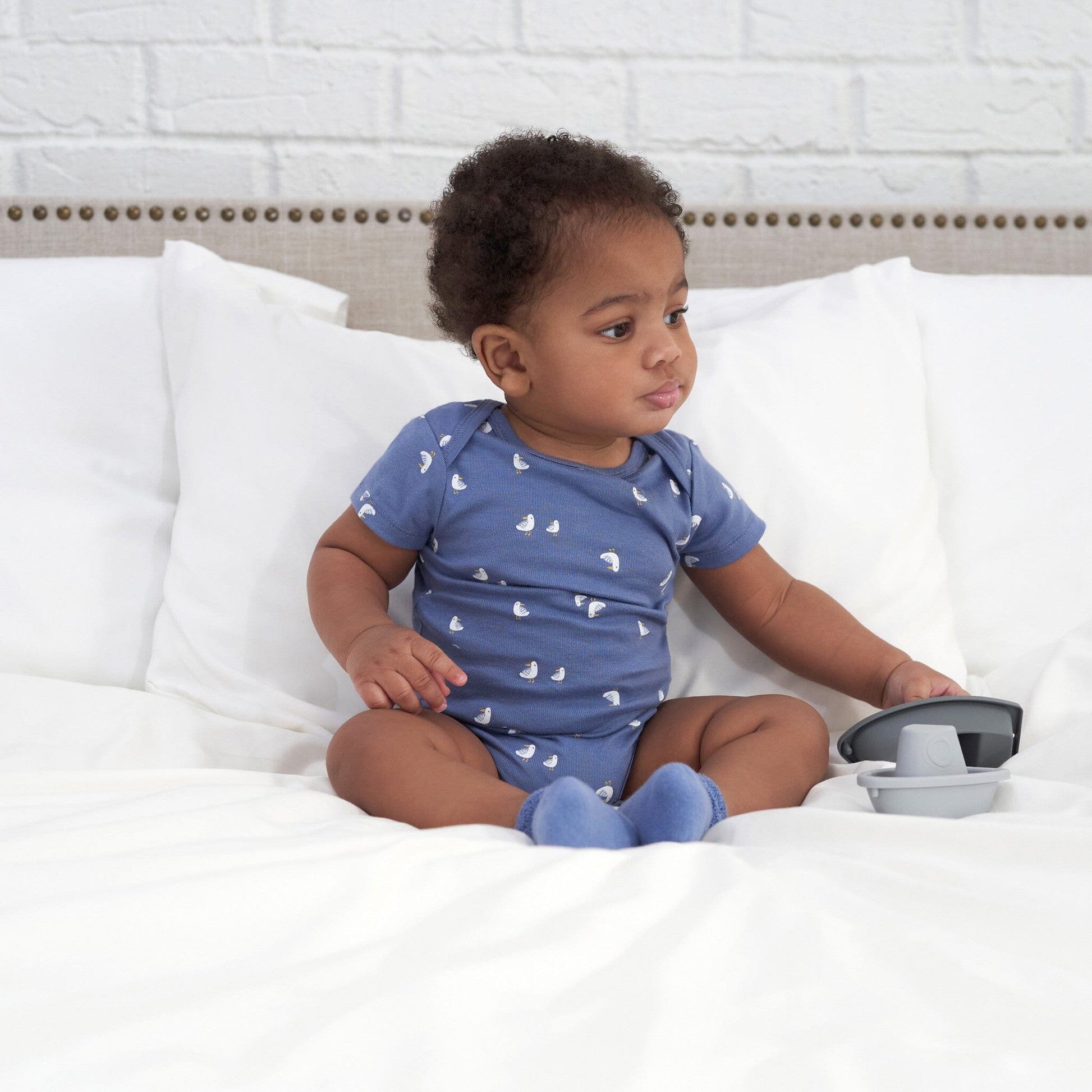 3-Pack Baby Boys Little Lighthouse Short Sleeve Onesies® Bodysuits onesies Gerber® 