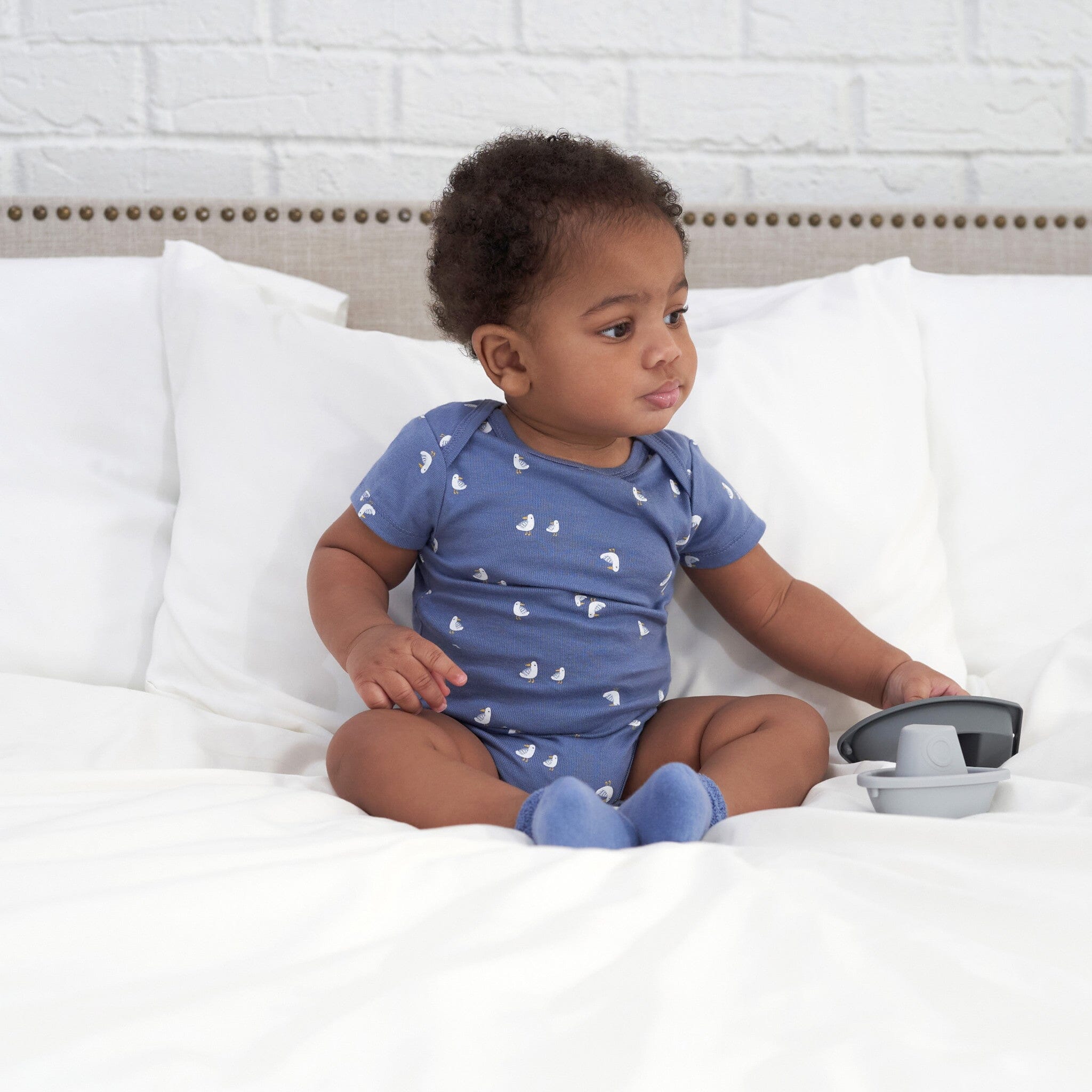 3-Pack Baby Boys Little Lighthouse Short Sleeve Onesies® Bodysuits onesies Gerber® 