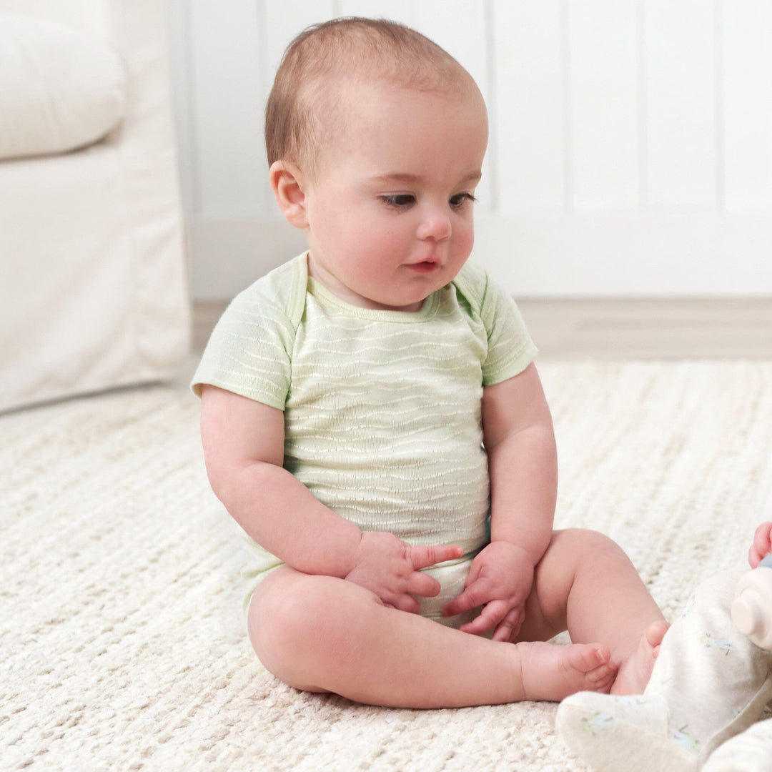 3-Pack Baby Neutral Park Life Short Sleeve Onesies® Bodysuits onesies Gerber® 