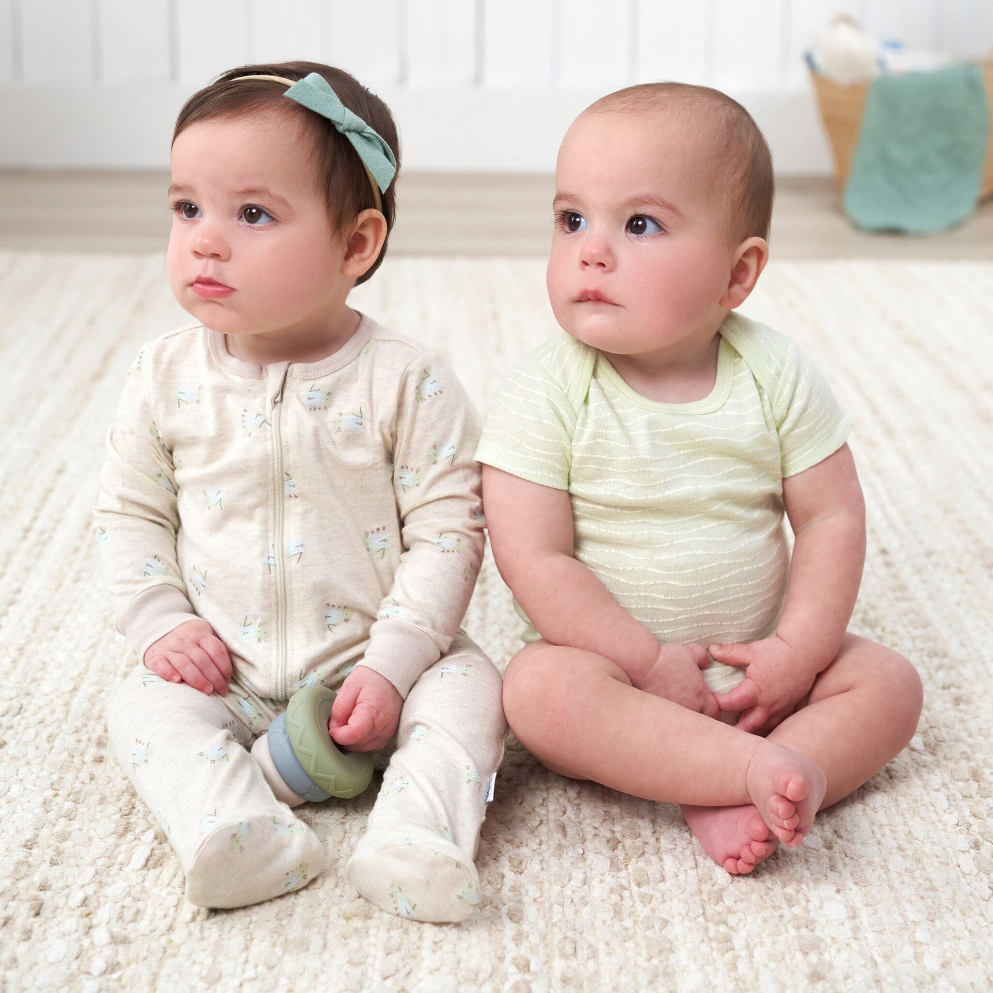 3-Pack Baby Neutral Park Life Short Sleeve Onesies® Bodysuits onesies Gerber® 