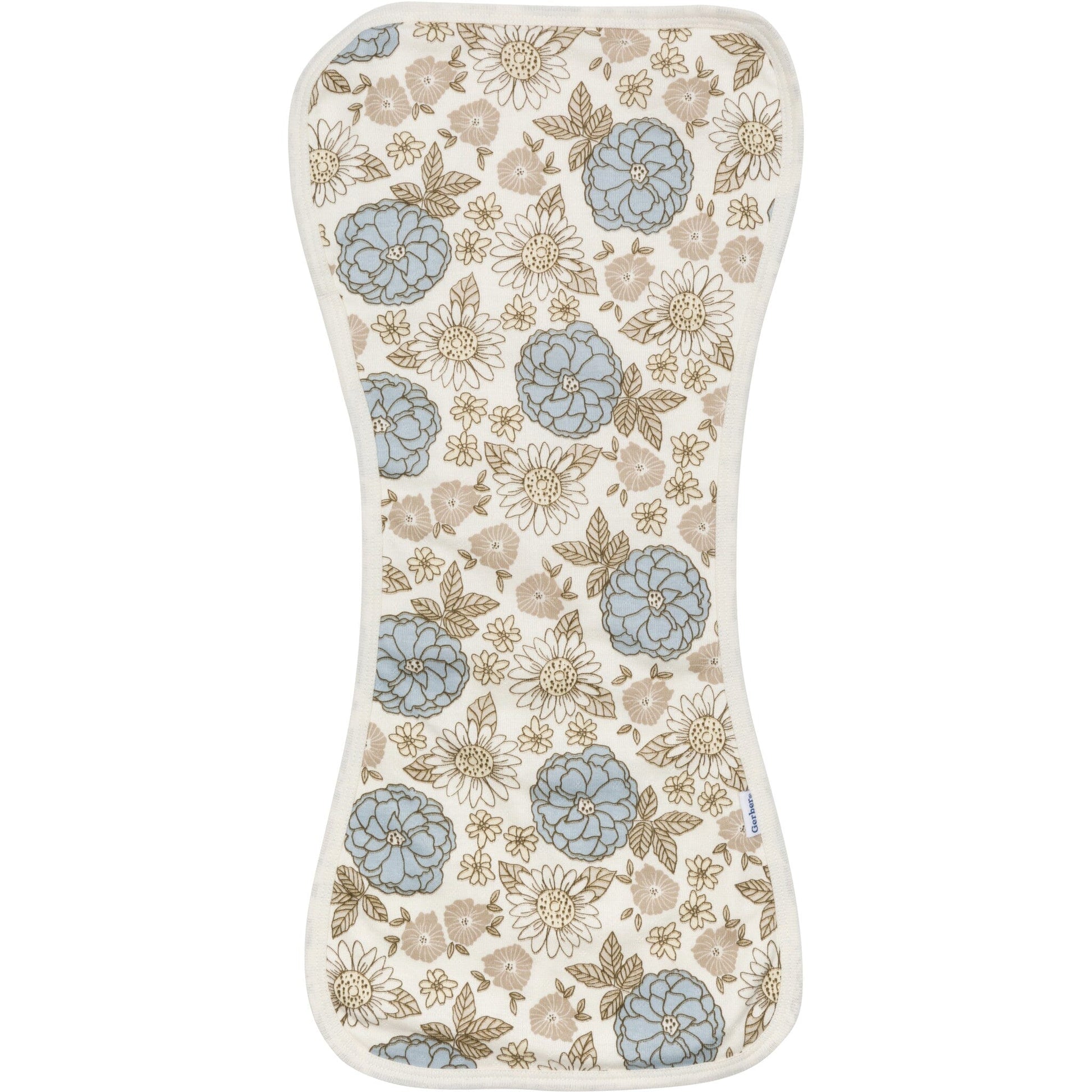3-Piece Baby Girls Girl Retro Floral Bandana Bib & Burpcloth Set accessories Gerber® 