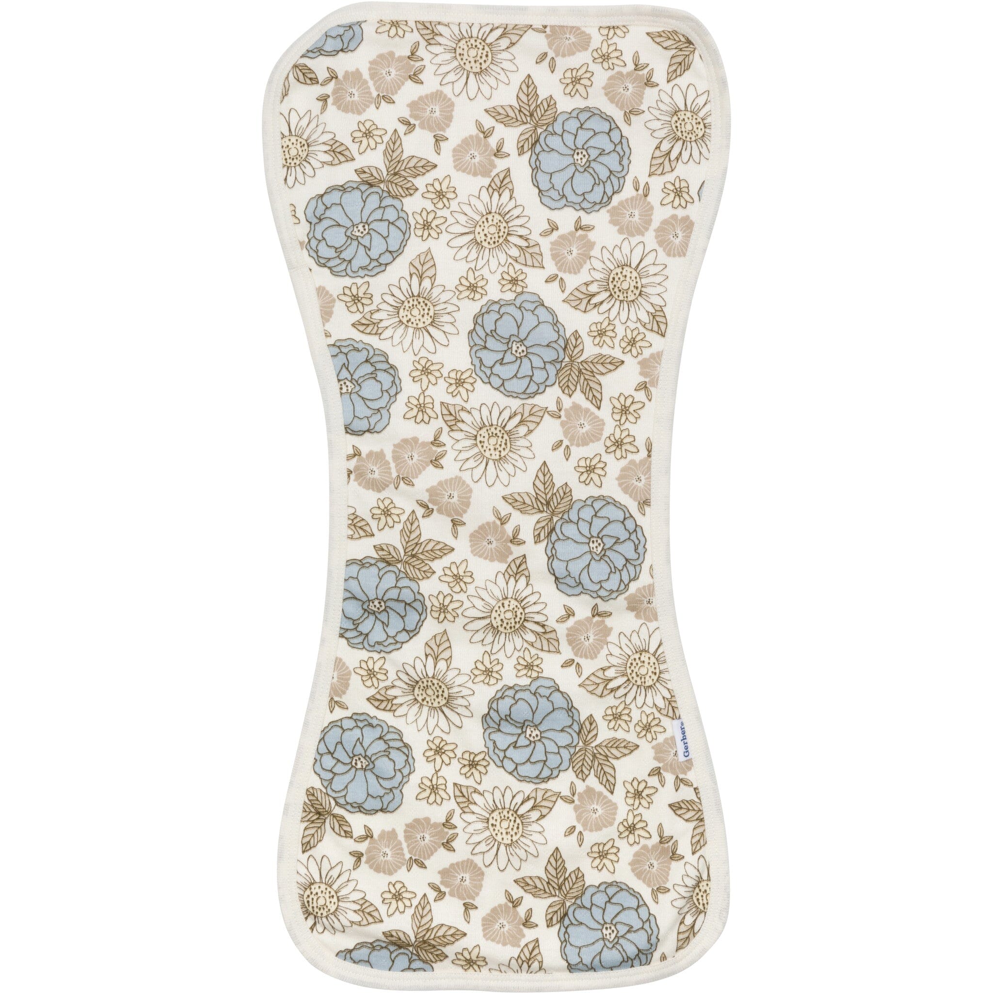 3-Piece Baby Girls Girl Retro Floral Bandana Bib & Burpcloth Set accessories Gerber® 