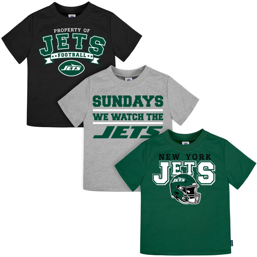 3-Piece Infant & Toddler Neutral New York Jets T-Shirts NFL NFL 